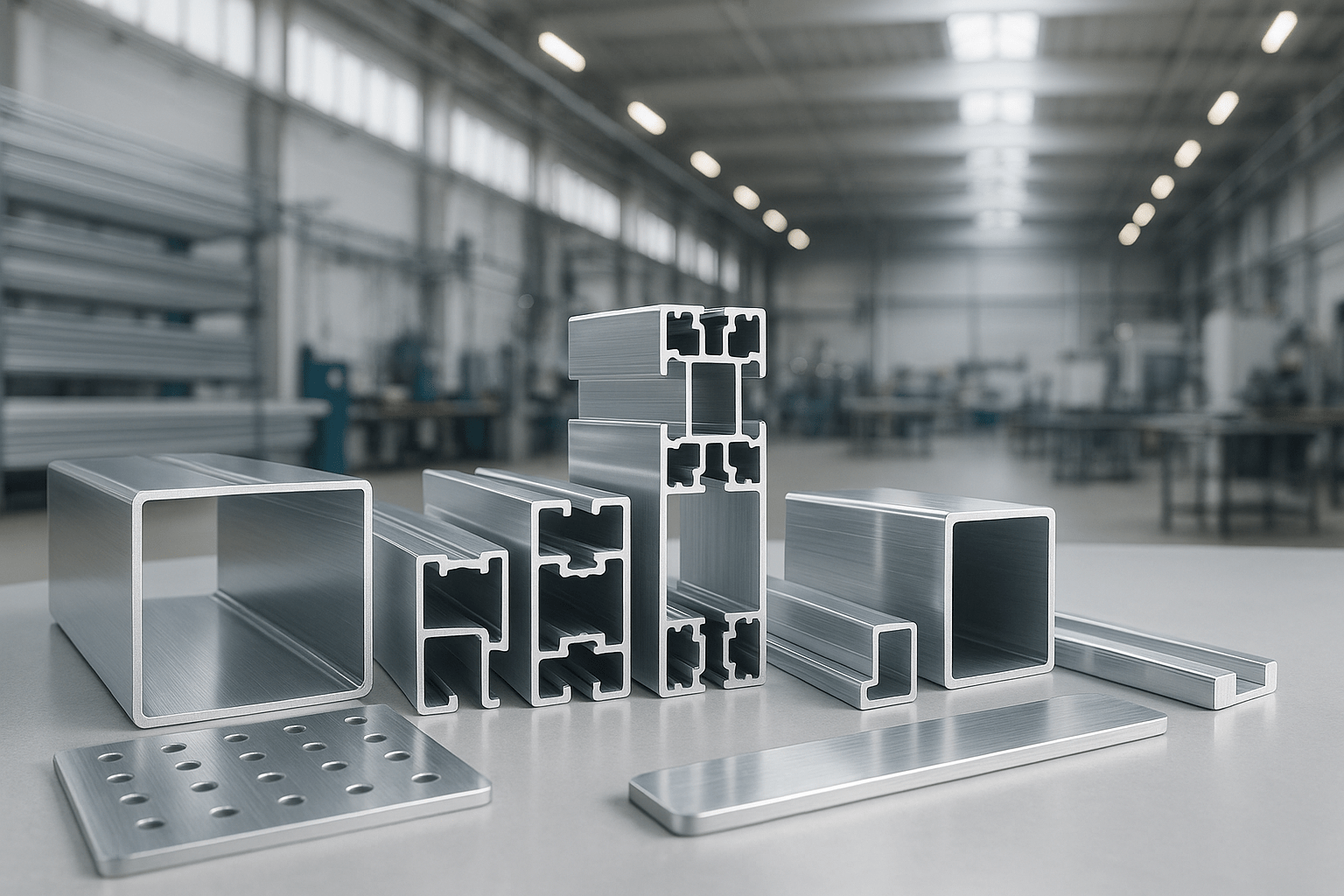 ​Todos os perfis de alumínios